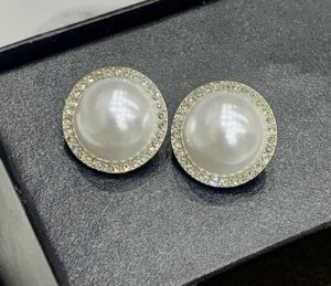 Pearl Glam Stud Earrings