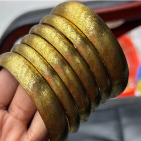 Round Golden Bangle scaled 5